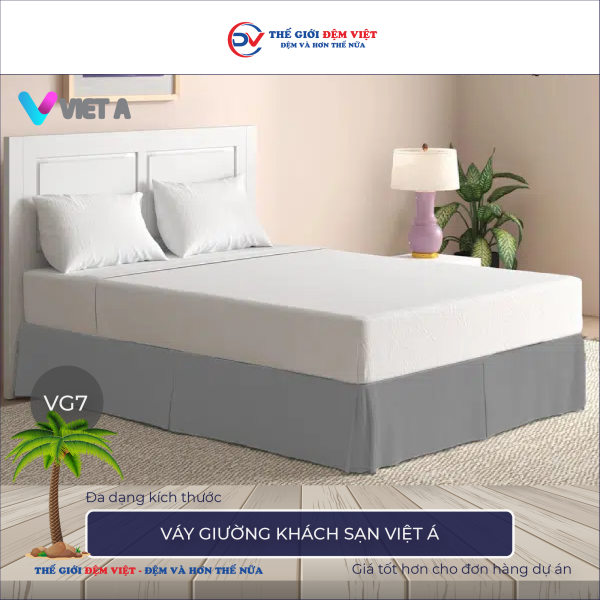 Váy giường khách sạn Việt Á VG 7